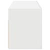 Bathroom Wall Cabinet White 80 X 25 X 30 Cm Engineered Wood