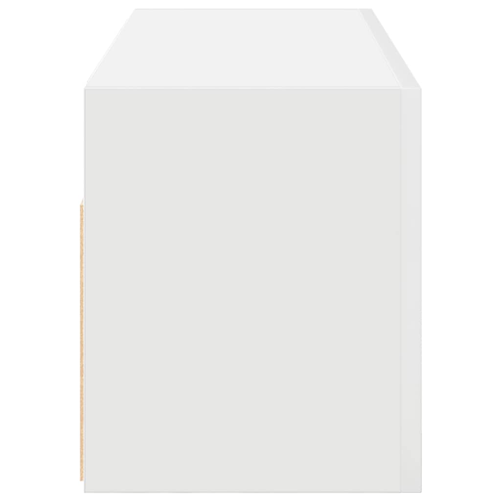Bathroom Wall Cabinet White 80 X 25 X 30 Cm Engineered Wood