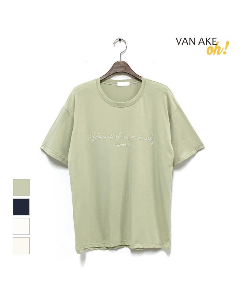 VANAKE Beautiful Embroidered T-Shirt_Ob16Tsme04Z