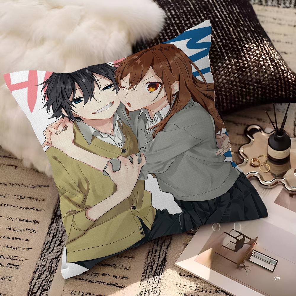 Anime Figure Horimiya Maple Design Cushion Cover Happy Autumn Harvest decor Holiday Decorati Pillow Cover