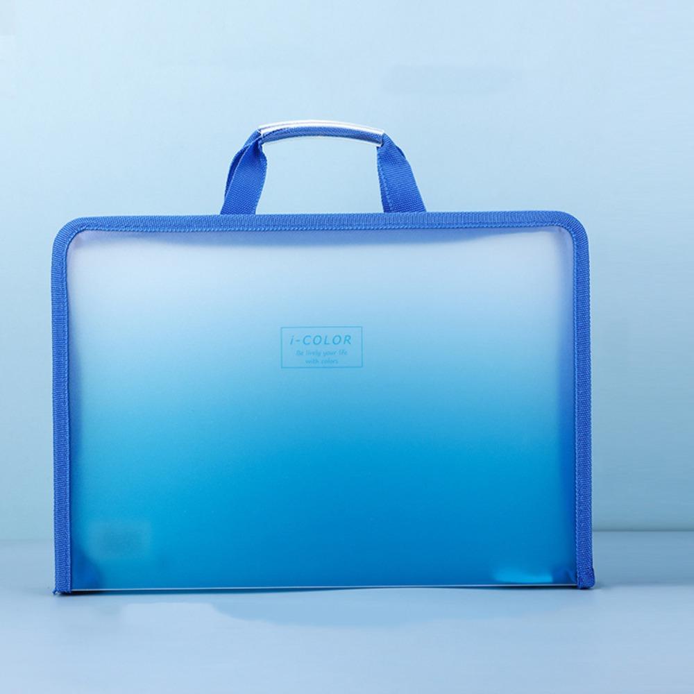 

Водонепроницаемая сумка для файлов на молнии формата А4, органайзер для файлов, новая канцелярская сумка для офиса синий