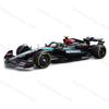 Bburago 1:24 Mercedes 2024 AMG W15 E Performance #44 #63 Lewis Hamilton F1 Fórmula Coche Estático Aleación Fundición a Presión Modelo