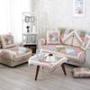Spring and Autumn Cotton Sofa Cushion Quilted Rural Fresh and Elegant Non Slip Small Flower Lovely Girl Combination Sofa Cover