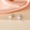 Neue Mode Herz Ohrstecker für Damen Hypoallergen Schraubverschluss Knorpel Helix Ohrring Mädchen Piercing Zubehör Schmuck Geschenke