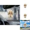 Acrylic Angel Car Interior Decor Pendant For Stylish Vehicle Accessories