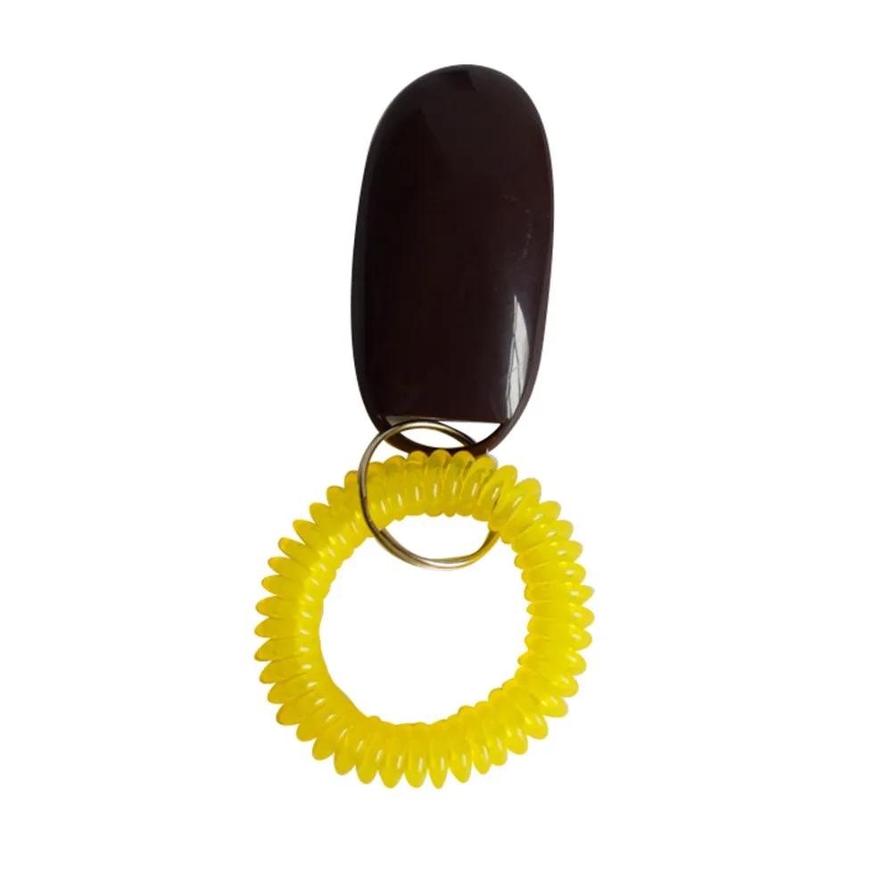 Hot Sale Portable Dog Button Clicker Sound Trainer Pet Training Tool Wrist BAccessory Pet Products Accessories Dog cat Supplies