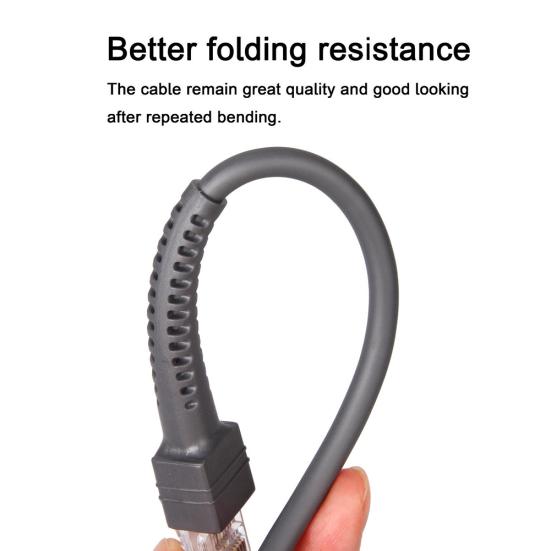 1.8m High Speed USB 2.0 A Male To RJ45 Cable for Symbol Barcode Scanner LS2208
