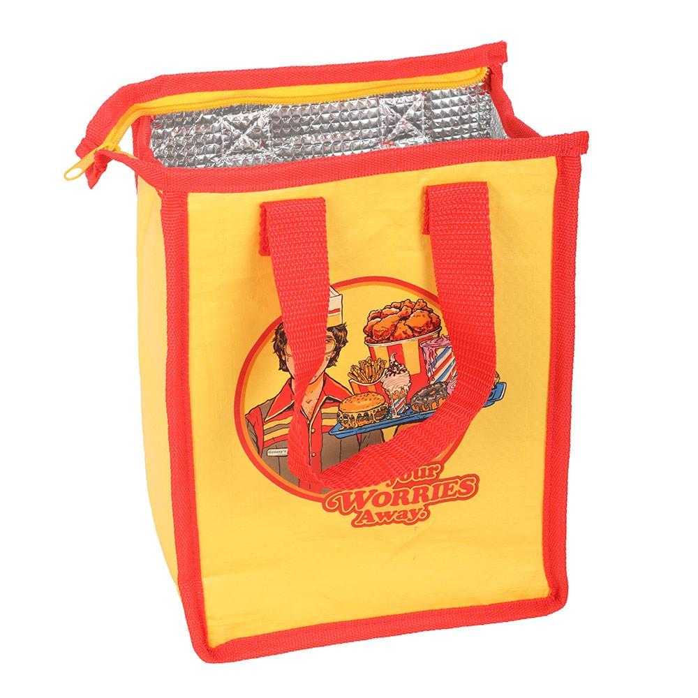 Steven Rhodes Eat Your Worries Lunch Bag