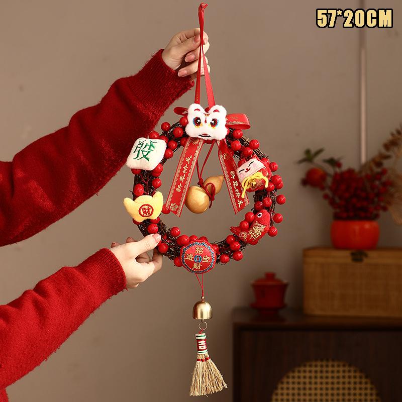 Horse Year New Year Decorations Festive Door Hangings For 2026 New Year's Day Spring Festival Scene Decorations