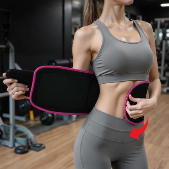 Waist Trainer Belt Sweat Band Men Women Sweat Enhancing Lower Belly Fat Sauna Waist Trimmer Body Shaper Slimming Belt Stomach Wrap