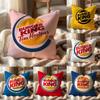 HOT B-BurgerS KingS Cushion Cover Multi-Scene Pillow Cover for Home & Car - Reversible, Soft & Durable for Daily Use
