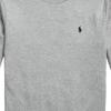Polo Ralph Lauren Logo Embroidered Solid Color Crew Neck Long Sleeve Sweater Kids sweater Gray 323854677-069