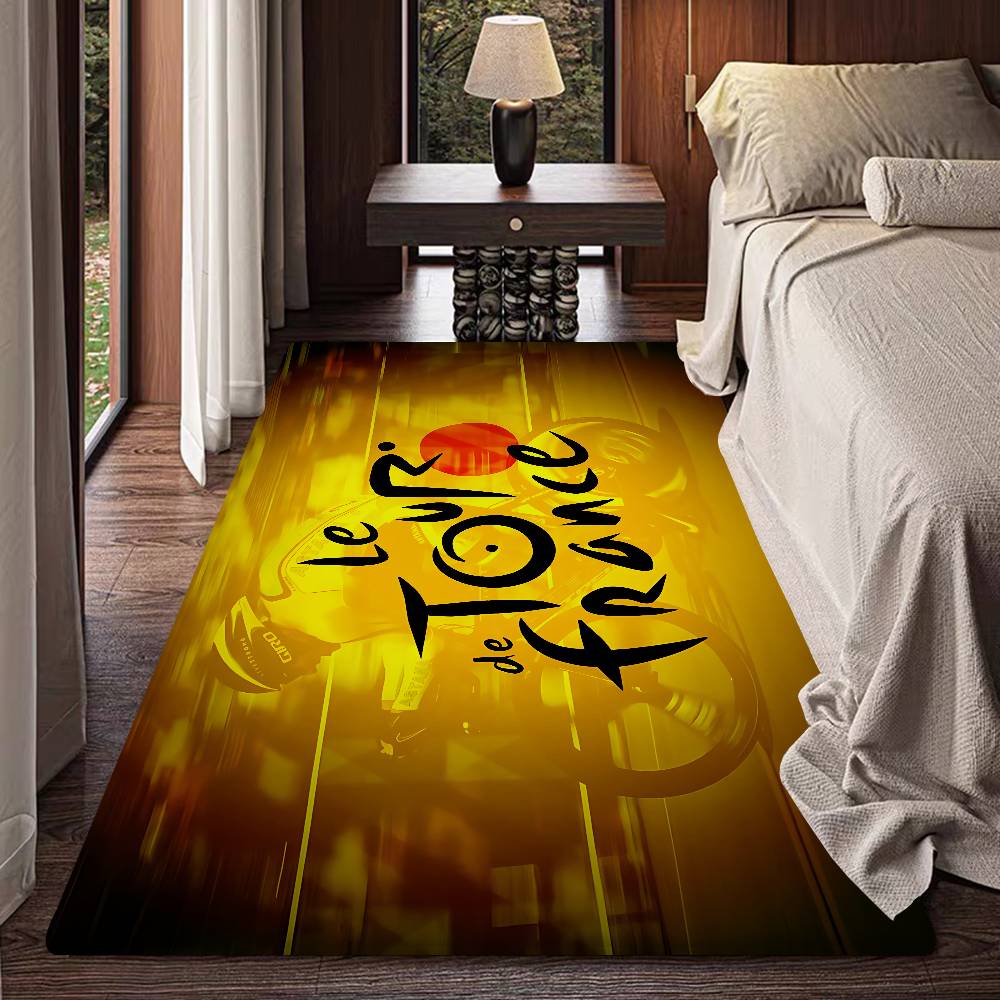 T-Tour De France Room Mats Retro Multiple Choice Living Room Kitchen Rug Non-Slip Welcome Rug