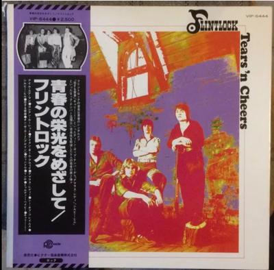 LP Record FLINTLOCK - Tears'n Cheers VIP6444 PINNACLE 1977 Japan Rock Used