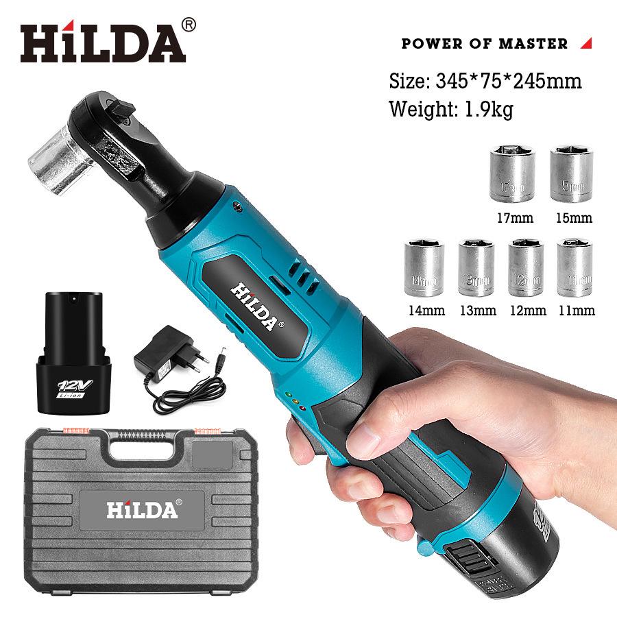 HILDA Lithium Electric Ratchet Wrench - Portable Household & Auto Repair Tool