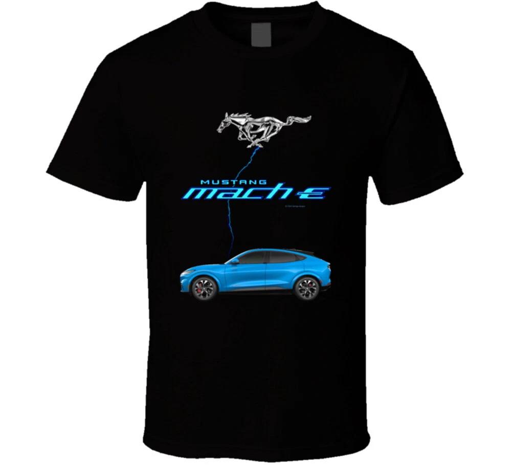 

New Ev2021 Mach E Mustang Electric Vehicle Gift T Shirt XL