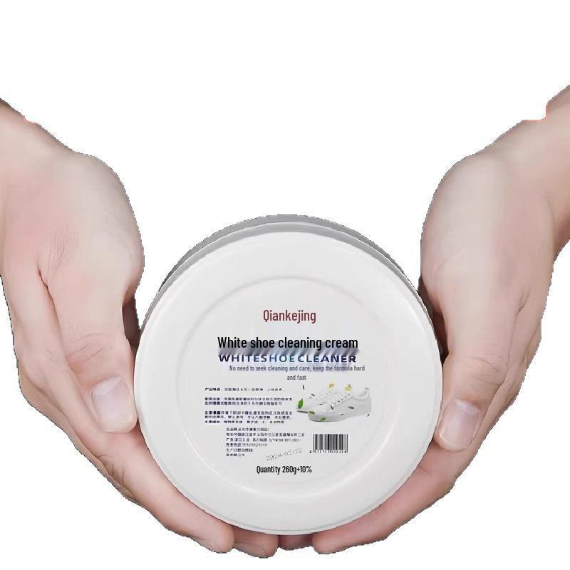 Shoe Whitening Kit: No-Wash Cleaner, Stain Remover, Cleaning Wipes, Brush, and Cream