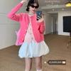 Fake two-piece knitted cardigan new spring and autumn loose soft waxy gentle casual versatile knitted sweater sweater jacket