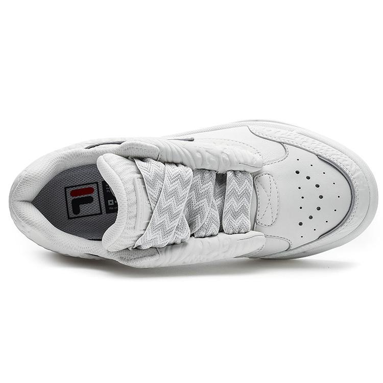 Fila MIX White Dancer Coverage Low Top Skateboard Shoes Men's Snow Box F12M332206FSW