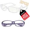 Safety Glasses Goggles Anti Fog Eye Protection Blue Light Blocking Lens Side Shield Anti Pollen Soft TR90 Model HM8