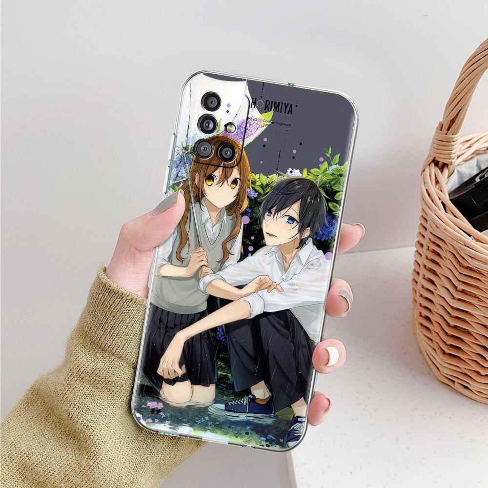 Horimiya Miyamura Izumi Anime Phone Case For Samsung Galaxy A51 A71 A21S A12 A11 A31 A41 A52 A32 5G A72 A01 Silicone Clear Cover
