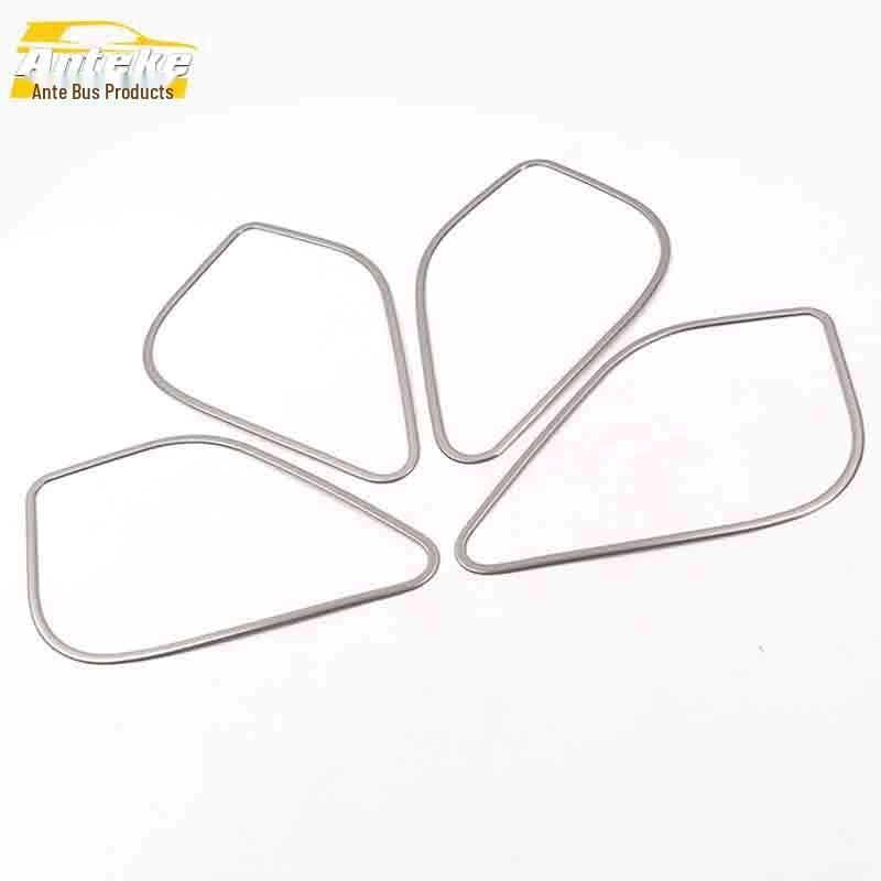 

CS75 Stainless Steel Speaker Cover Trim - Decorative Car Door Sticker Accessory.