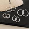 Unique Twisted Irregular Ear Hoops: 2024 French Style Women's Earrings