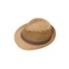 Kids Straw Hat Vintage Roll-Up Brim Uv Protection Summer British Sun Cap For Boys And Girls Cowboy Hat