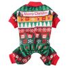 Christmas Pet Dog Outfit Four-Legged Costume Reindeer Santa Snowman Design Seasonal Holiday Apparel Small Medium Large Dogs