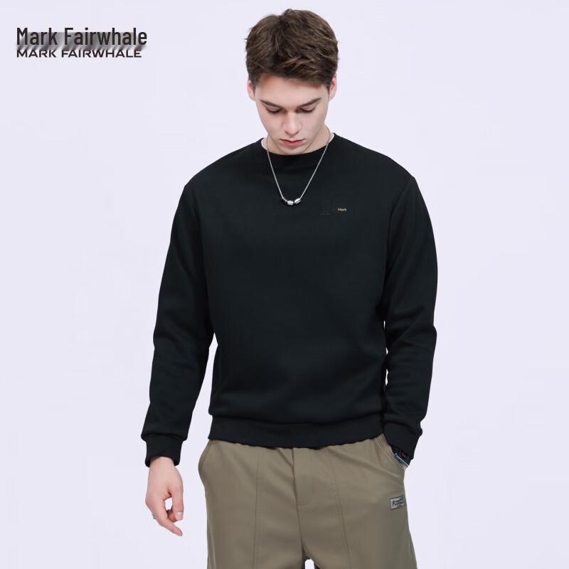 Mark Fairwhale Men's 10A Antibacterial Embroidered Crewneck Sweatshirt