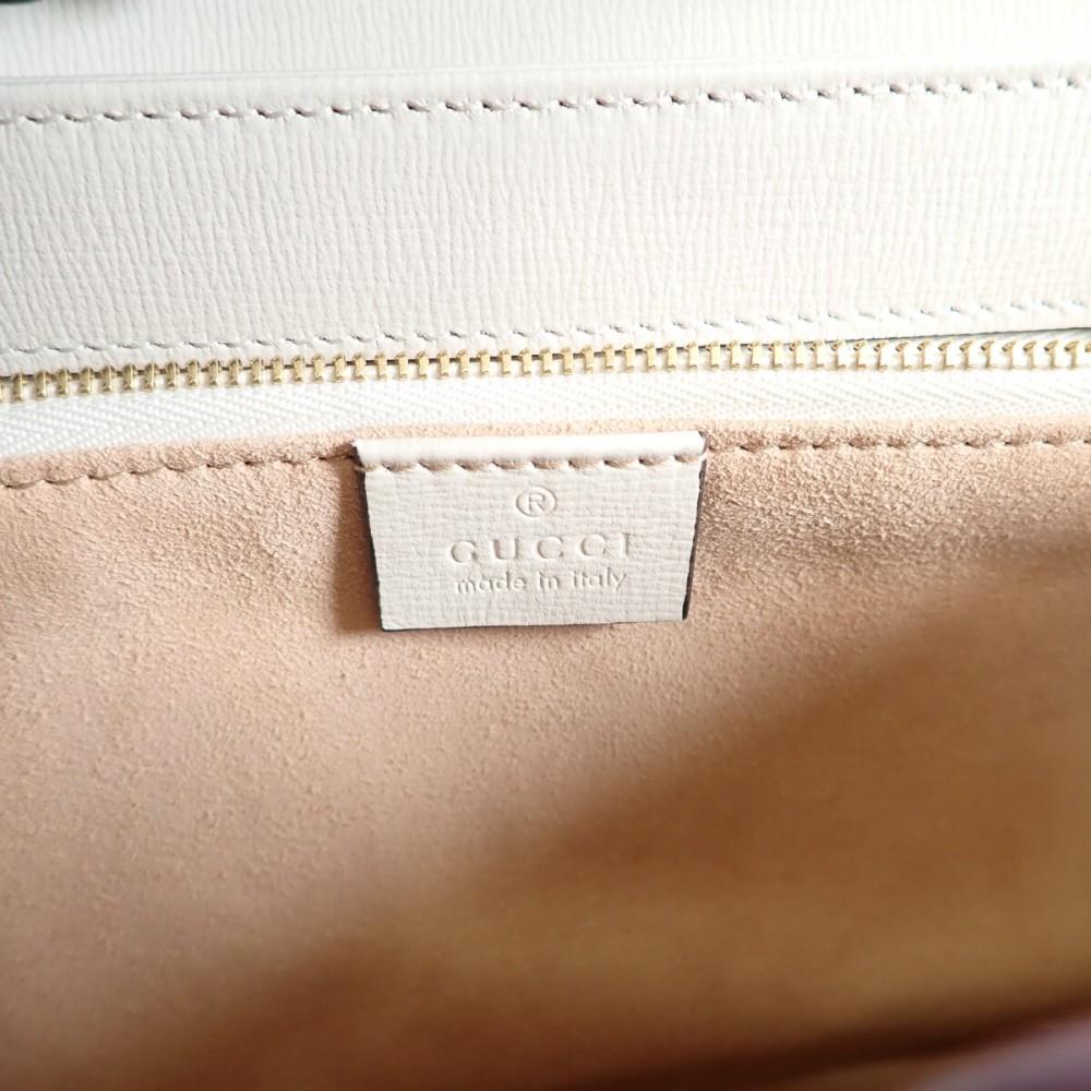 Gucci 602204_92TCG_9761 Shoulder Bag beige/Ebony GG Supreme Canvas/leather Women