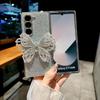 Luxury Crystal Diamond Bowknot Case for Samsung Z Fold7/Z Flip7 Foldable Phones