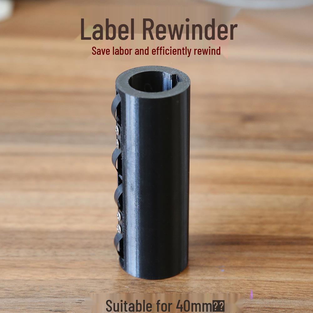 Automatic Electric Label Rewinder Machine for Water-Washable Barcode and Paper Rolls
