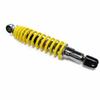 YSS Rear Suspension for Address V125/G/S, Chrome/Yellow, 5-Stage Spring Preload, V125-315-YE