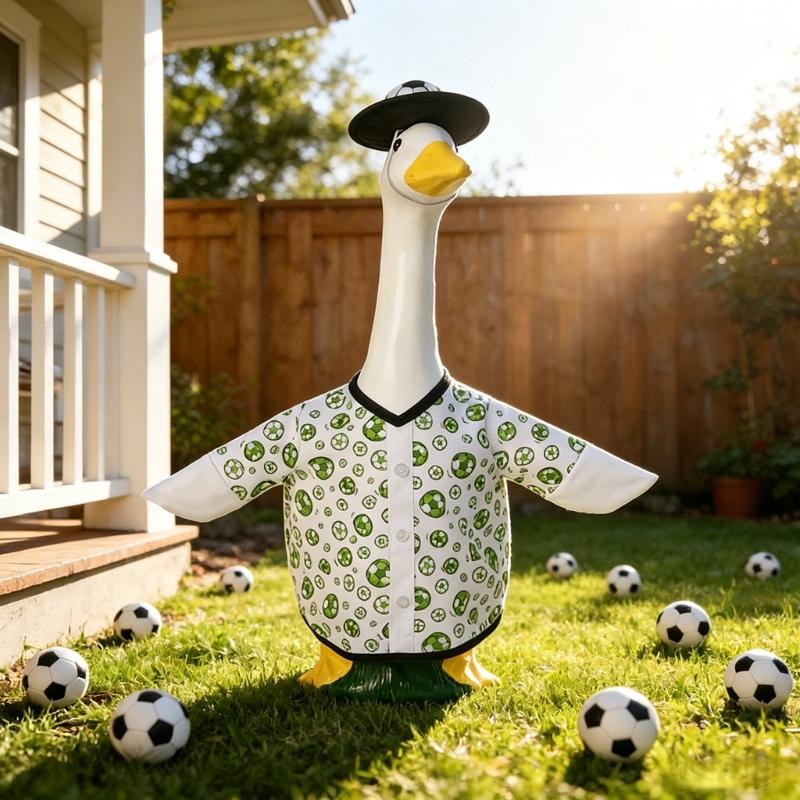 Football Geese Outfit Geese Clothes Porch Geese Outfit Lawn Geese Clothing for Plastic Geese Lawn Geese Outfit Porch