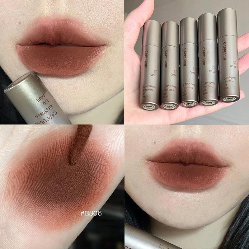 Kapo Winnie Italian Velvet Matte Lip Glaze: Long-Lasting, Intense Color for Autumn/Winter