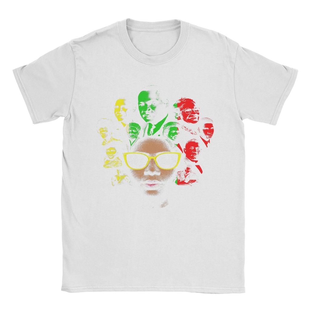 Black History Leaders Collage Famous African American Month T Shirt Summer 100 Cotton TShirts For Unisexs Popular Tee Shirt Tops