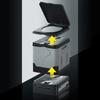 Toilette Pliante avec Couvercle Voiture Bateau Potty Portable pour Camping Randonnée Plage Embouteillage Voyage d'Urgence Voyage en Autonomie