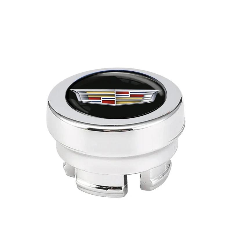 ABS Dust Proof Car Logo Cigarette Lighter Cover Protector Caps for Cadillac ATS BLS CT4 CT5 CTS ESCALADE SRX STS XT4 XT5 XT6 XTS