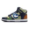 Nike Dunk High See Through Women Sneakers Multi-Color Pistachio Midnight-Navy DQ7575-300