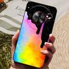 Per ZTE Blade A75 5G Custodia Cool Stampata Silicone TPU Morbida Cover per ZTE Blade A75 5G Custodie Nere Protettive Guscio Telefono A 75 5G