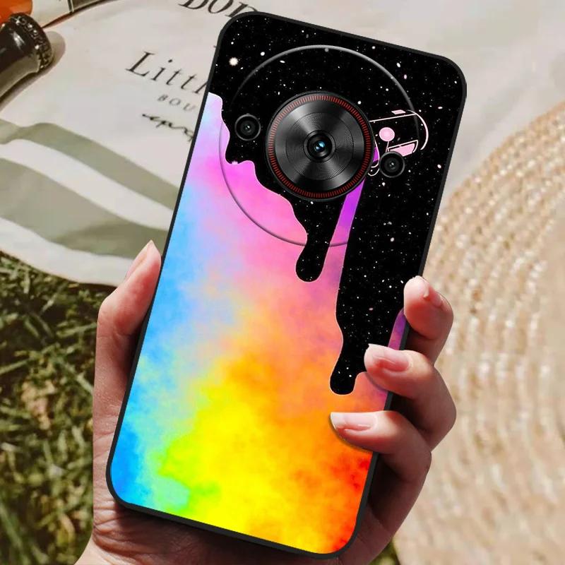 Per ZTE Blade A75 5G Custodia Cool Stampata Silicone TPU Morbida Cover per ZTE Blade A75 5G Custodie Nere Protettive Guscio Telefono A 75 5G