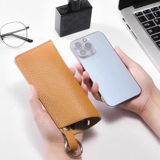 Eyeglass Case Sunglasses Storage Bag Waterproof Wear Resistant Solid Color Easy Access Eyeglasses Soft Holder Pocket Case