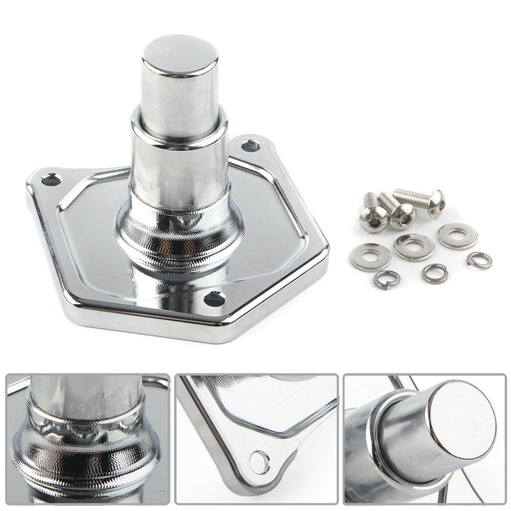 Start Push Button Starter Switch Billet Aluminum CNC Chrome Replacement Solenoid Cover Push Button Car Motorcycle Repair Store China Mainland