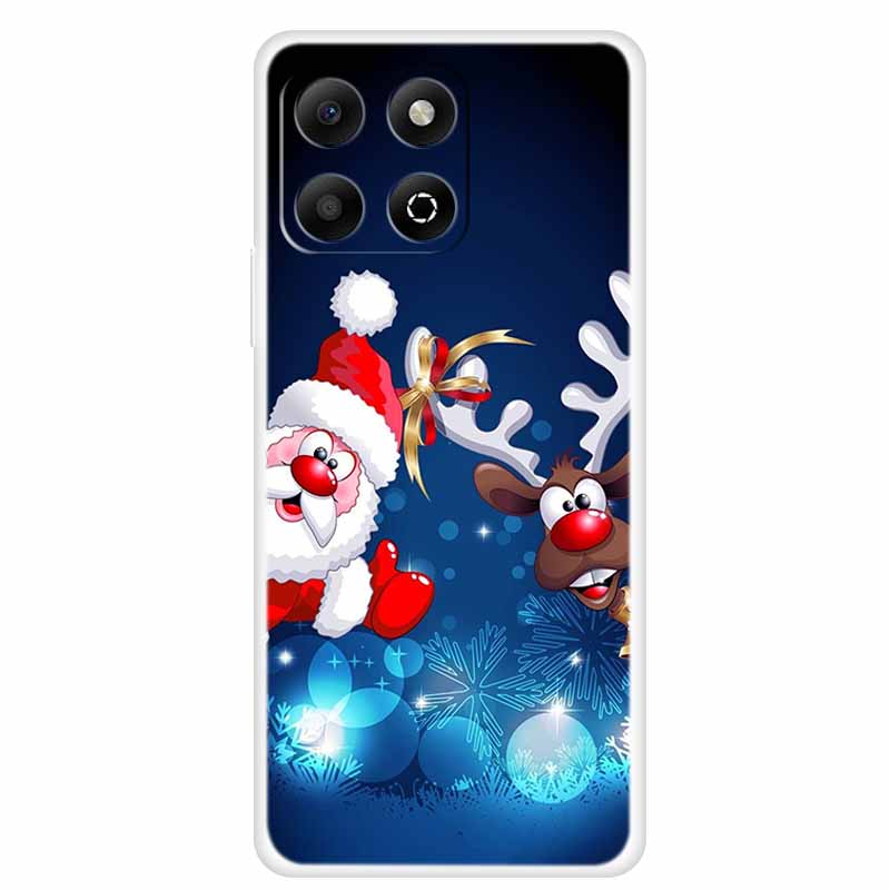Christmas Case For Honor 200 Smart 5G Case 200Lite 200Pro Clear Coque Silicone Soft TPU Phone Case For Honor 200 Lite Fundas Bag Honor 200 Lite