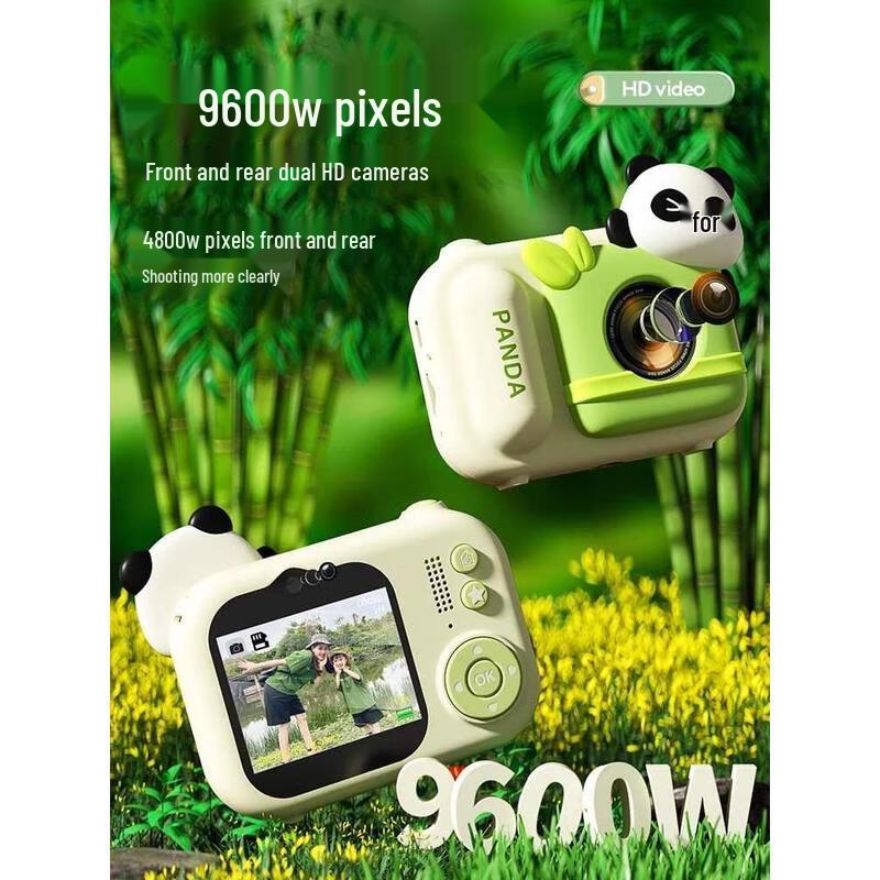 HANDUNYOU Cute Bear Kids Toy Camera Set