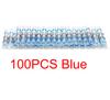 100pcs Solder Seal Wire Connectors Heat Shrink Solder Seal Butt Connectors Electrical Terminals Insulated Waterproof Copper Wire
