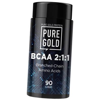 Amminoacidi Essenziali BCAA, BCAA 2:1:1, Oro Puro 90 capsule (28618001)