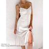 Fashion Wind Sexy Sling Dress All-Matching Slim Fit Backless Slit Dress Sexy Open Back Dress