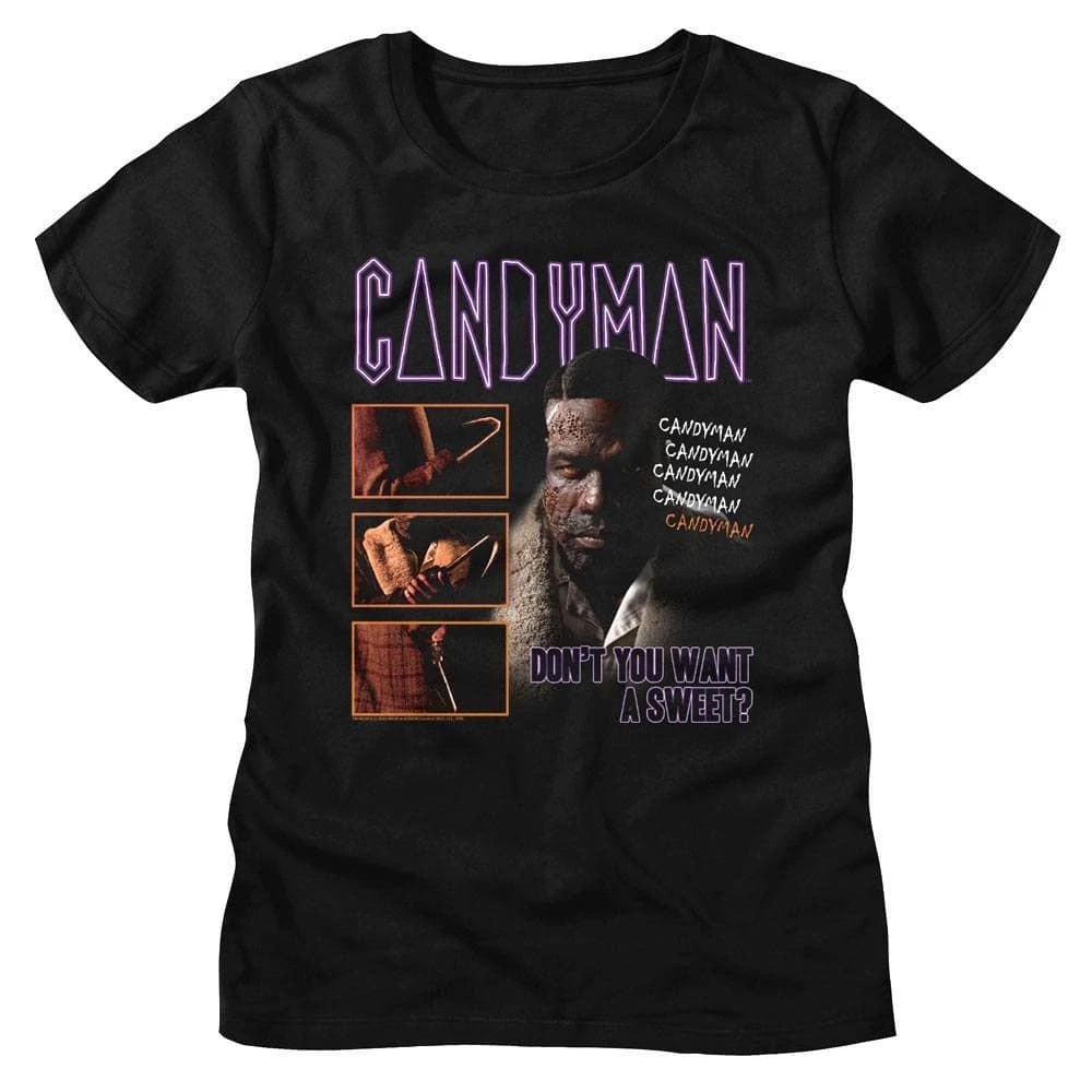 Candyman Don t You Want a Sweet Women s T Shirt XXL